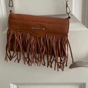 REBECCA MINKOFF wallet fringe crossbody